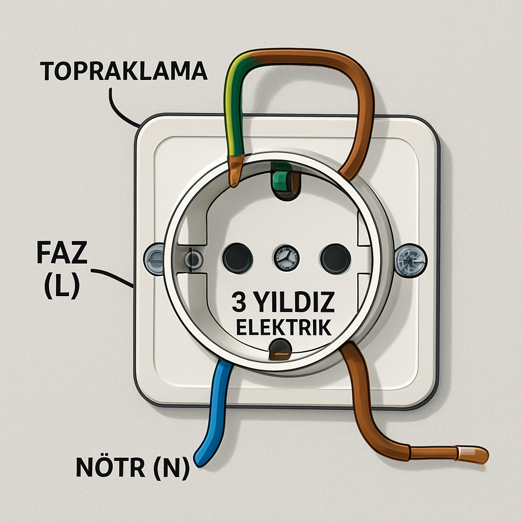 İstanbul elektrikçi Priz nasıl takılır ? file priz baglantisi