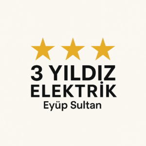 İstanbul elektrikçi Topraklama Nedir ve Neden Gereklidir? 3 Yıldız Elektrik Eyüp Sultan İstanbul – Profesyonel elektrik hizmetleri logosu