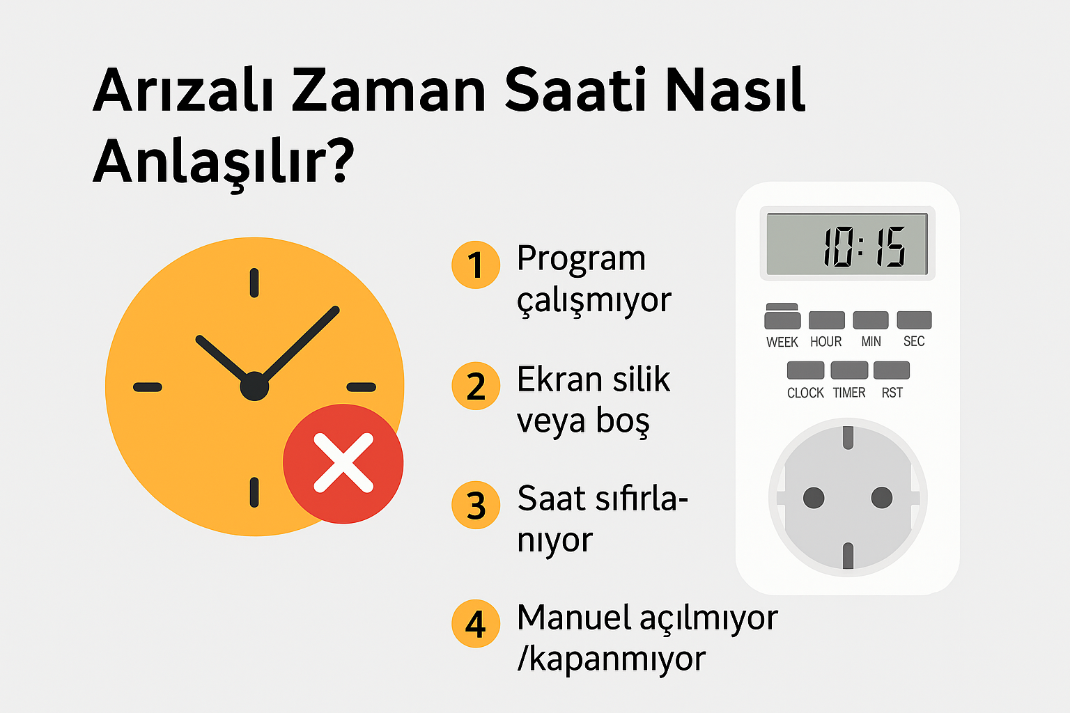 İstanbul elektrikçi Zaman saati ayari nasıl yapılır ? Mekanik Zaman Saati Ayarı - 5 Adımda Kurulum Rehberi