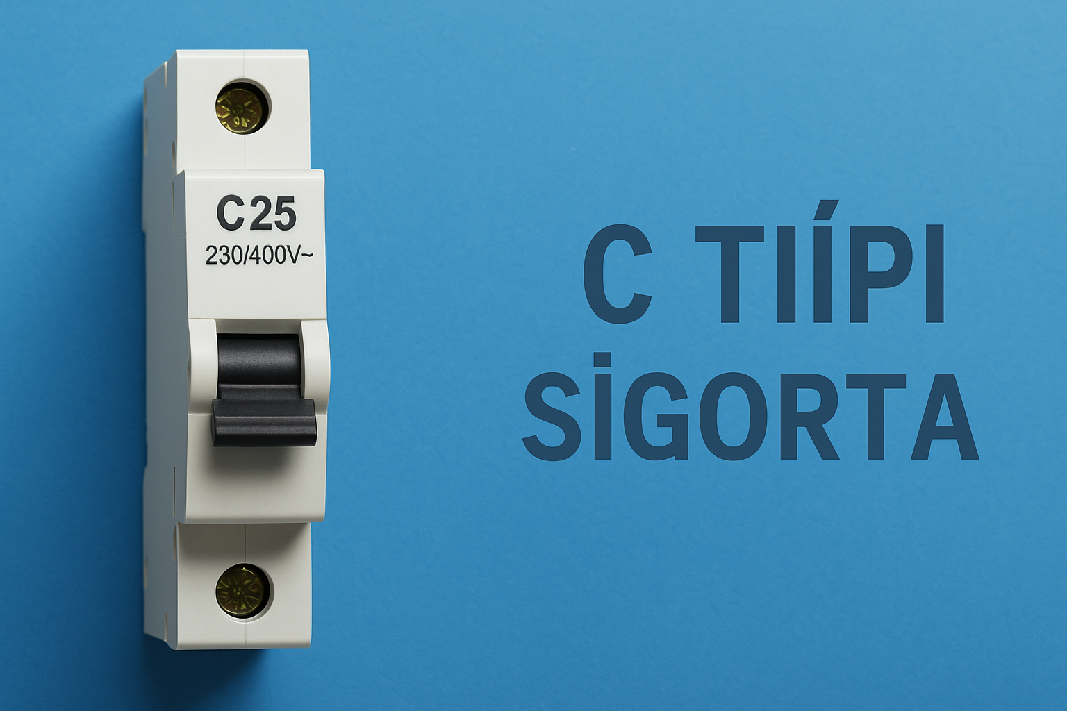 İstanbul elektrikçi C Tipi Elektrik Sigortası Nedir? Özellikleri, Kullanım Alanları ve Avantajları c tipi elektrik sigortasi orta kalkis akimlari icin guvenli koruma