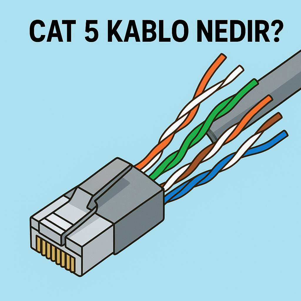 İstanbul elektrikçi Cat 5 Kablo Nedir? Özellikleri, Kullanım Alanları ve Bağlantı Rehberi (2025 Güncel) cat 5 ve cat 5e arasindaki farklar