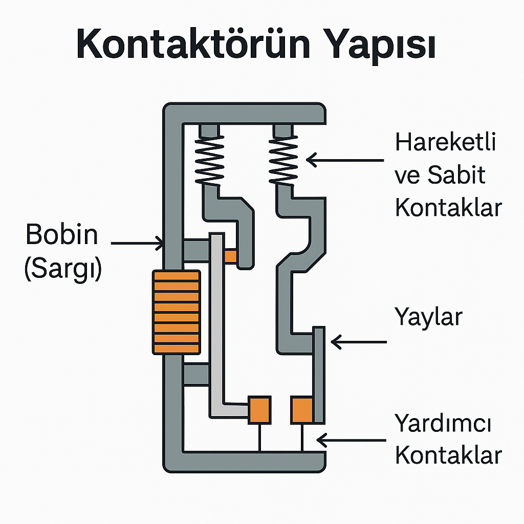 İstanbul elektrikçi Kontaktör Nedir? Detaylı İnceleme ve Kullanım Alanları kontaktorun yapisi ve calisma prensibi