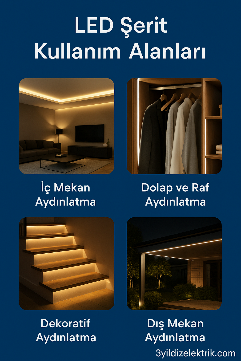 İstanbul elektrikçi Şerit LED Nedir? En İyi Modeller, Montaj Rehberi ve 2025 Aydınlatma Trendleri serit led rulo halde isik veren yapi
