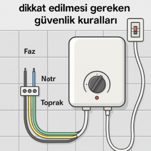 İstanbul elektrikçi Şofben bağlarken dikkat edilmesi gereken güvenlik kuralları Şofben bağlarken dikkat edilmesi gereken güvenlik kuralları