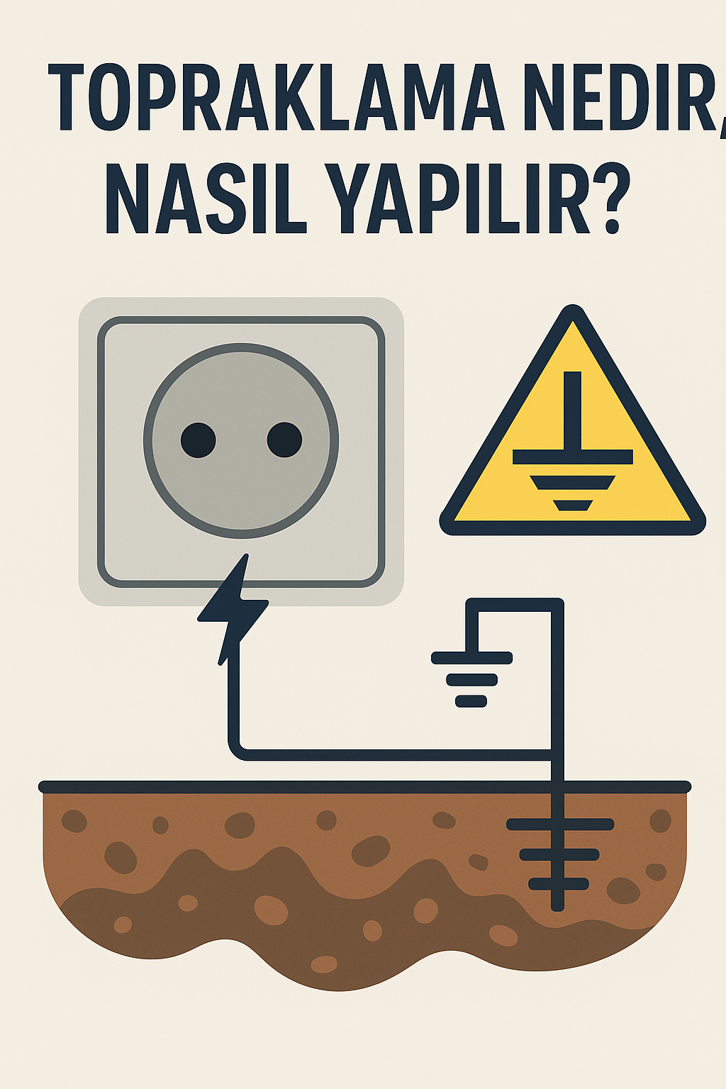 İstanbul elektrikçi Topraklama Nedir ve Neden Gereklidir? topraklama infografik 3yildiz elektrik