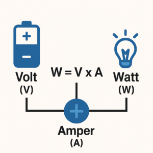 İstanbul elektrikçi Elektrik Akımı Nedir ve Nasıl Ölçülür? Dijital ampermetre ikonu - elektrik akımı ölçüm cihazı vektörel görsel