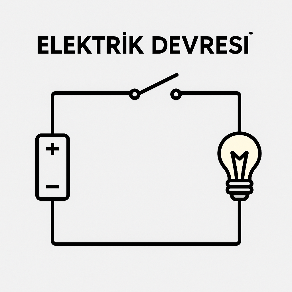 İstanbul elektrikçi 🔌 Elektrik Devresi Nedir ve Nasıl Kurulur? Elektrik devresi şeması - pil, anahtar, ampul ve kablo bağlantılarıyla basit kapalı devre