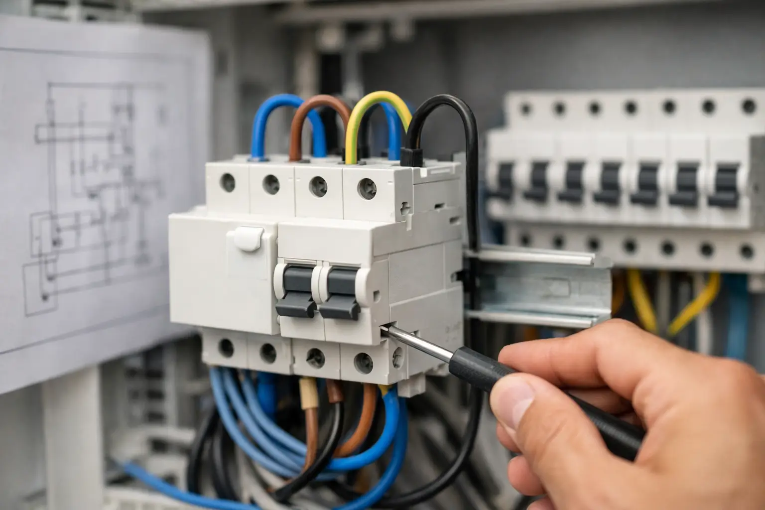 İstanbul elektrikçi Kaçak Akım Rölesi Bağlantı Şeması Nasıl Olur? Kaçak Akım Rölesi Bağlantı Şeması Nasıl Olur?
