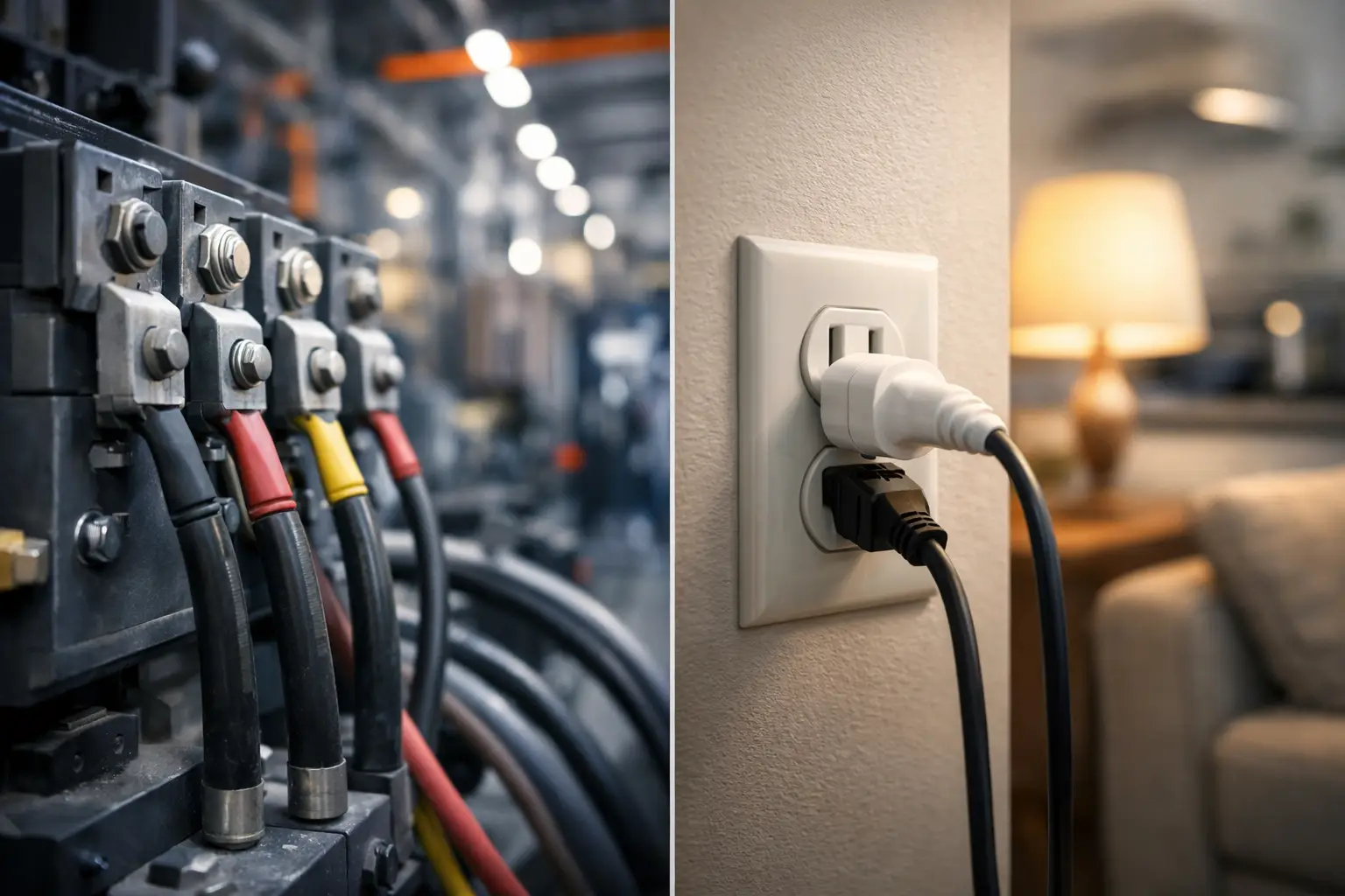 İstanbul elektrikçi Sanayi Elektriği ile Ev Elektriği Arasındaki Fark Sanayi Elektriği ile Ev Elektriği Arasındaki Fark