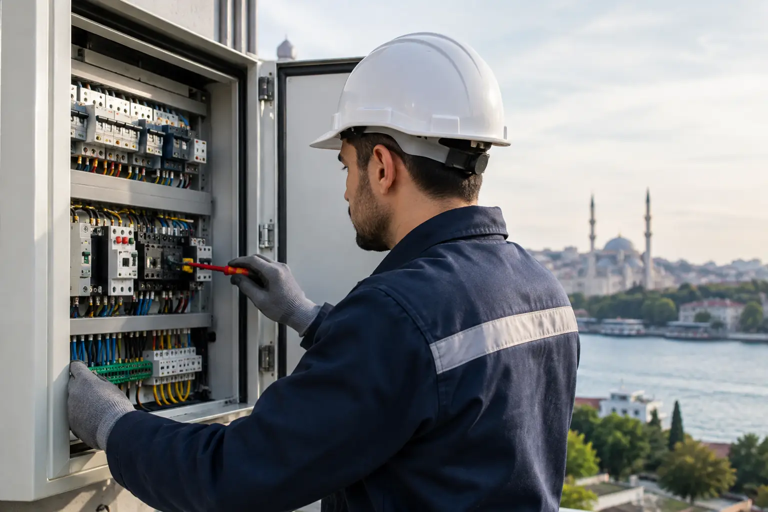 Eyüp'te Reaktif Ceza Çözümü ve Pano Kontrolü